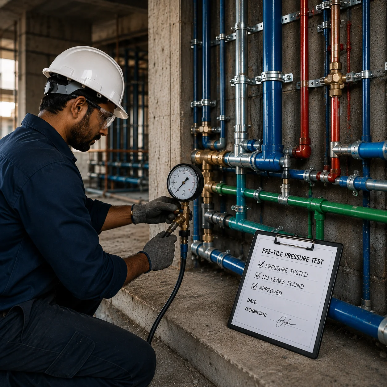 ADVI plumbing large project execution